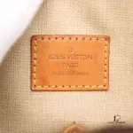 Louis Vuitton Monogram Trouville handbag with padlock and key, view 15