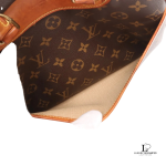 Louis Vuitton Monogram Trouville handbag with padlock and key, view 9