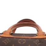 Louis Vuitton Monogram Trouville handbag with padlock and key, view 8