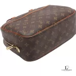 Louis Vuitton Monogram Trouville handbag with padlock and key, view 5