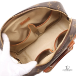 Louis Vuitton Monogram Trouville handbag with padlock and key, view 10