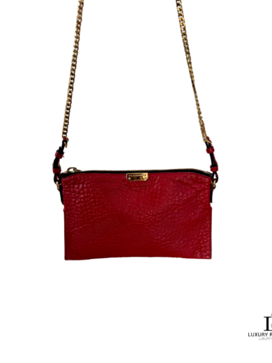 BURBERRY Leather Chain Shoulder Bag