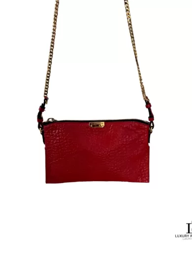 BURBERRY Leather Chain Shoulder Bag