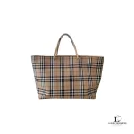 vintage Burberry beige Nova Check tote bag, view 2