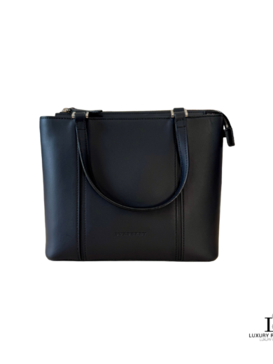 BURBERRY Structured Leather Handbag