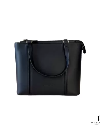 BURBERRY Structured Leather Handbag