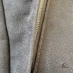 Balenciaga black canvas and leather backpack with tonal logo, view 16