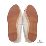 Chanel beige and black canvas Coco Mark CC logo espadrilles, size 37, view 8