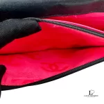 Chanel Cambon Ligne black quilted lambskin wallet on chain with silver hardware, view 25