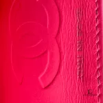 Chanel Cambon Ligne black quilted lambskin wallet on chain with silver hardware, view 28