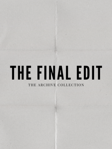 The Final Edit