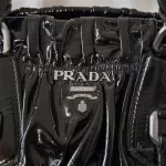 Luxury Revamped - PRADA Vernice Gaufre Patent Leather Satchel – Handbags Icons – view 25 | authenticated pre-loved luxury