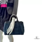 Prada Canapa blue denim canvas two-way tote bag, view 24