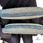 Prada Canapa blue denim canvas two-way tote bag, view 9