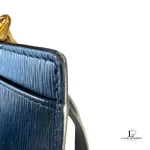 Prada black Saffiano leather card case lanyard, view 8