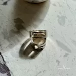 Gucci Cutout G band ring in 925 sterling silver, US size 10, view 7