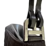 Bally brown quilted structured shoulder bag, view 7