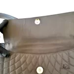 Bally brown quilted structured shoulder bag, view 17