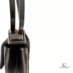 Bally brown quilted structured shoulder bag, view 6