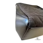 Bally brown quilted structured shoulder bag, view 11