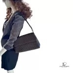 Bally brown quilted structured shoulder bag, view 26