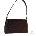 Bally brown quilted structured shoulder bag, view 14