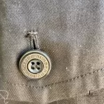Burberry London Blue Label black cotton double-breasted trench coat, size 38, view 8