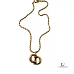Christian Dior interlocking CD gold-tone chain bracelet, view 4
