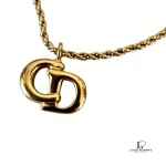 Christian Dior interlocking CD gold-tone chain bracelet, view 2