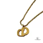 Christian Dior interlocking CD gold-tone chain bracelet, view 3