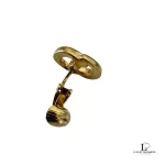 Christian Dior CD interlocking gold-tone clip-on earrings, view 5