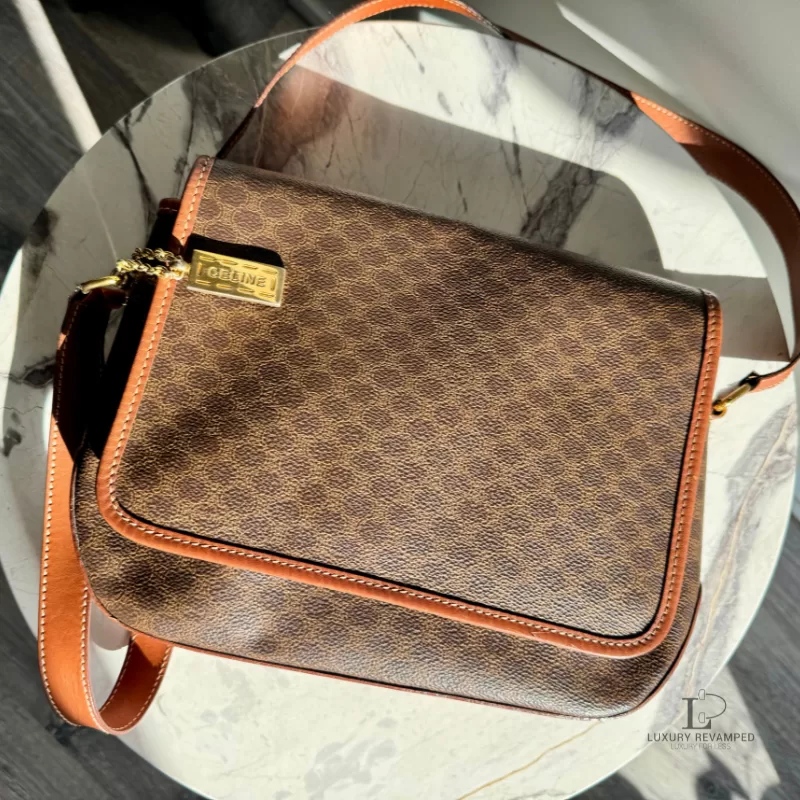 Celine Macadam Flap Crossbody Bag main1
