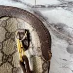 vintage Gucci GG Supreme Sherryline brown crossbody bag, view 11