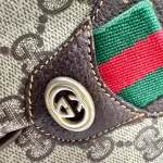 vintage Gucci GG Supreme Sherryline brown crossbody bag, view 16