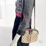 vintage Gucci GG Supreme Sherryline brown crossbody bag, view 24