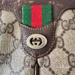 vintage Gucci GG Supreme Sherryline brown crossbody bag, view 22