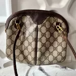 vintage Gucci GG Supreme Sherryline brown crossbody bag, view 3
