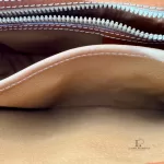 vintage Celine Macadam brown canvas flap crossbody bag, view 19