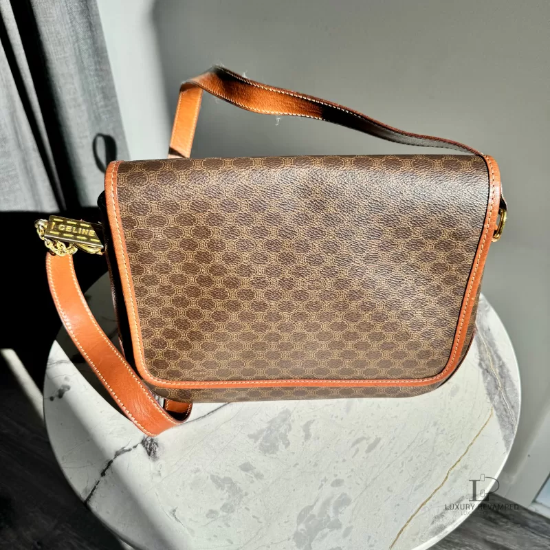 Celine Macadam Flap Crossbody Bag