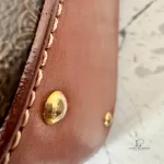 vintage Celine Macadam brown canvas flap crossbody bag, view 14