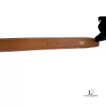 Hermès H reversible black and brown leather belt with gold-tone buckle, size 70, view 5