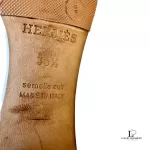 Hermès Oasis white leather sandals, size 35.5, view 15
