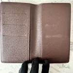 Louis Vuitton Damier Ebene agenda cover bifold wallet, view 10