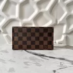 Louis Vuitton Damier Ebene agenda cover bifold wallet, view 2