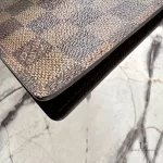 Louis Vuitton Damier Ebene agenda cover bifold wallet, view 6