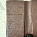 Louis Vuitton Damier Ebene agenda cover bifold wallet, view 9