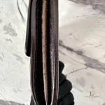 Louis Vuitton Monogram Idylle Sarah long wallet in Fusain charcoal, view 11
