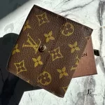 Pre-loved Louis Vuitton Monogram Multicolore Porte Monnaie Billets Cartes Crédit compact wallet, front view – secondhand designer, NZ
