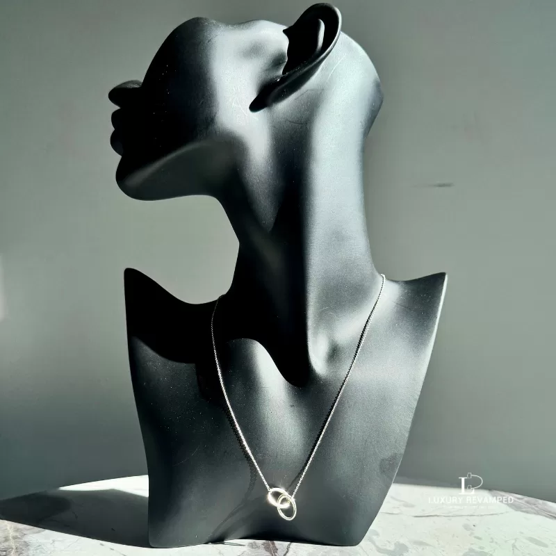 TIFFANY & CO Double Loop Elsa Peretti Necklace