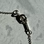 Tiffany & Co. Elsa Peretti Double Loop 925 silver necklace, view 5
